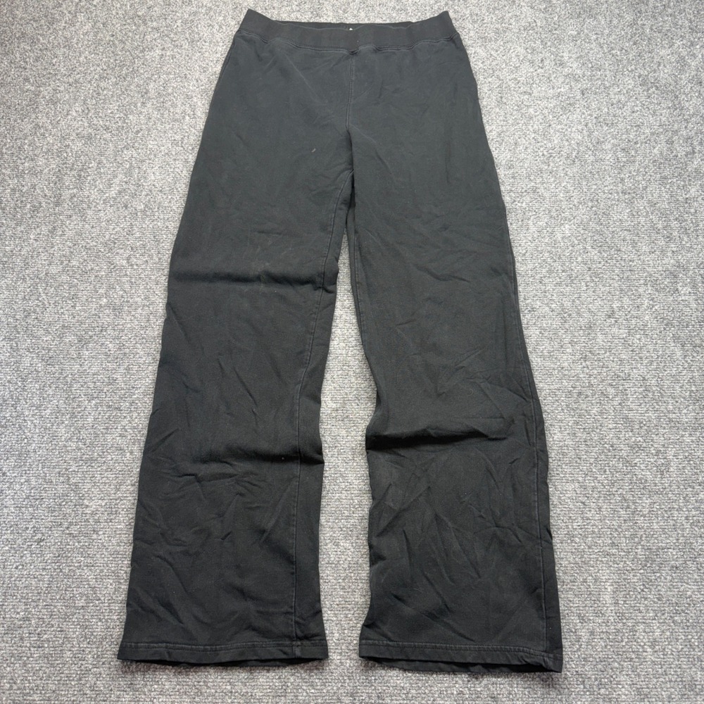 Y2K Circo Girls XL 14/16 Black Wide Leg Lounge Pants Sweatpants Cotton Blend